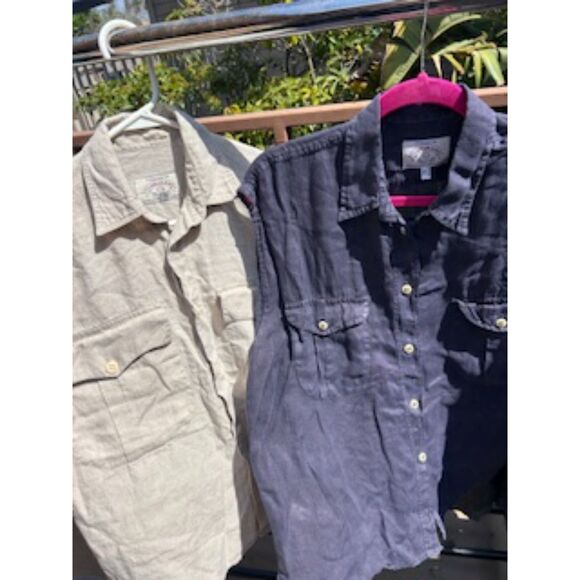 Armani Jeans Tops - 2 Piece Armani Linen Shirts